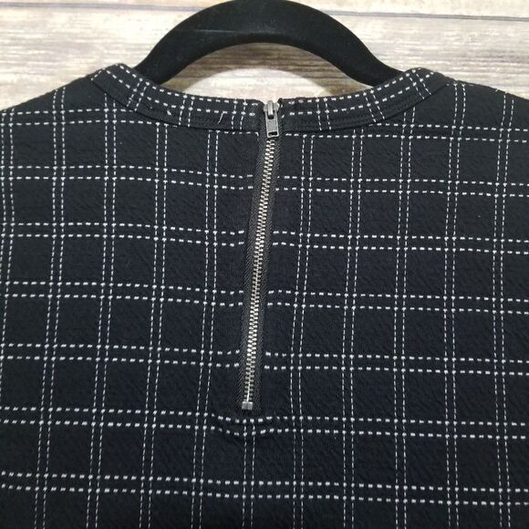 Anthropologie Postmark Windowpane Short Sleeve Top XS - Picture 7 of 7